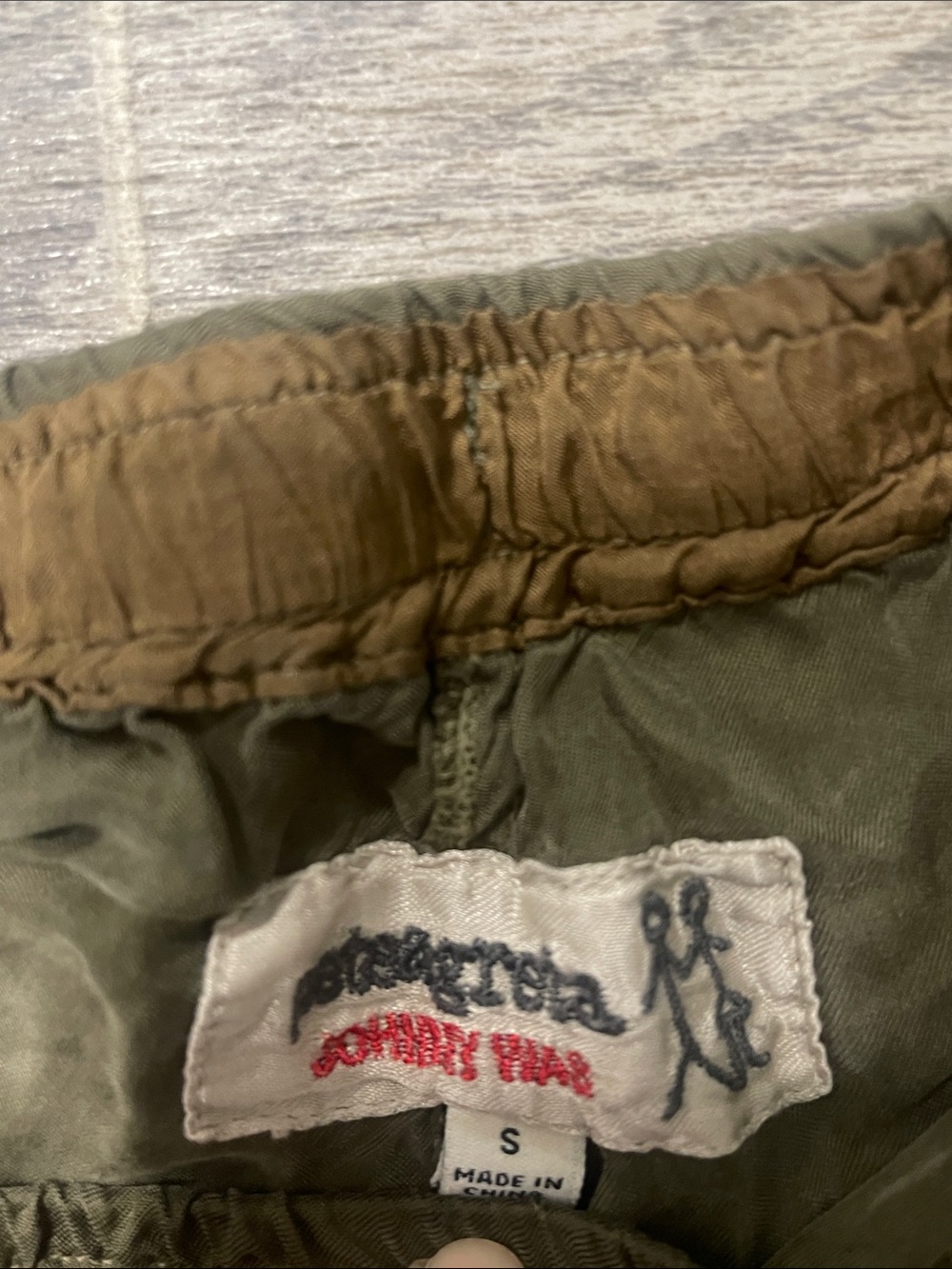 Johnny Was Embroidered Olive Green Pants - Picture 4 of 6